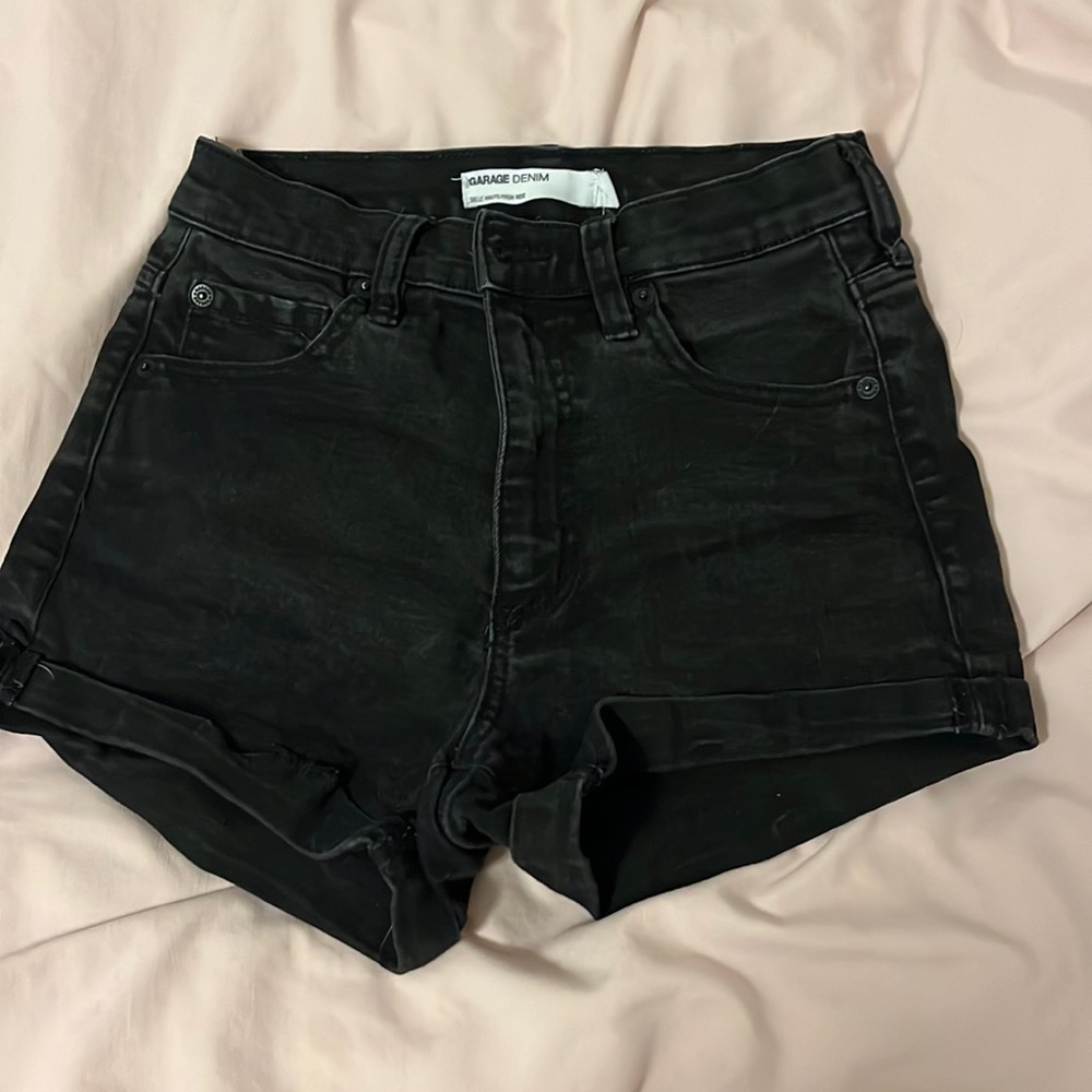 garage black shorts